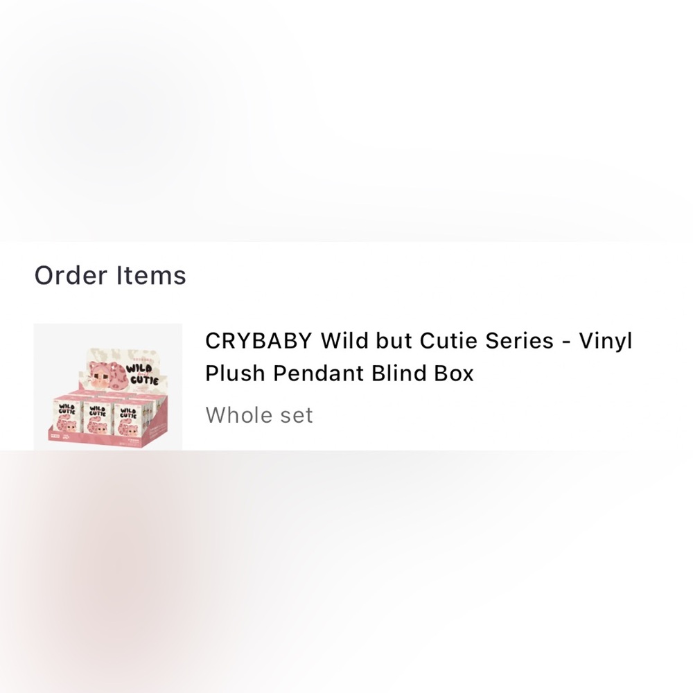 Pop Mart CRYBABY Wild but Cutie Series-Vinyl Plush Pendant Blind Box-Camo Cutie - Picture 5 of 5